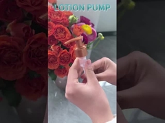 24/410 Mặt sạch rửa tay thiết lập du lịch bơm kem nhựa với kẹp khóa