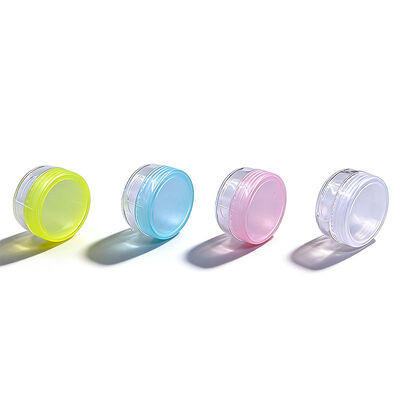 HOT bán thùng mỹ phẩm 10g 15g màu tùy chỉnh PS nhựa mắt mặt Mini Body Cream Jar
