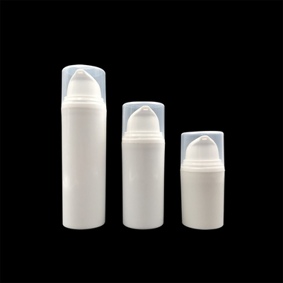 Chai bơm không khí rỗng màu trắng, Hộp đựng bao bì mỹ phẩm 15ml 30ml 50ml