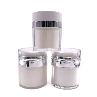 Hũ kem bơm không khí 1oz 4oz, Hũ mỹ phẩm acrylic cho bao bì chăm sóc da
