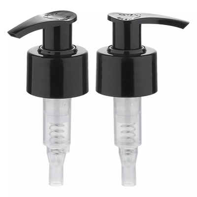 Handwash Plastic Matte Black Lotion Pump 28/410 Với khóa trái phải
