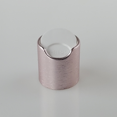 Nắp đầu đĩa nhôm chải cho gói mỹ phẩm 24mm 28mm