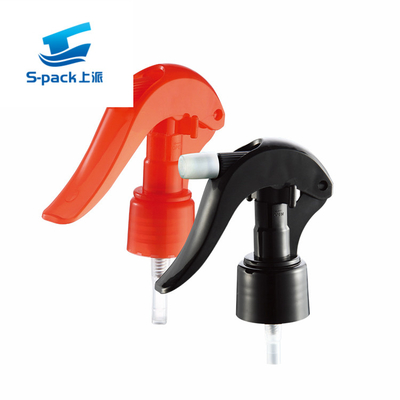 24/410 Vòi phun sương phun sương bằng nhựa Vòi phun kích hoạt mini màu đen