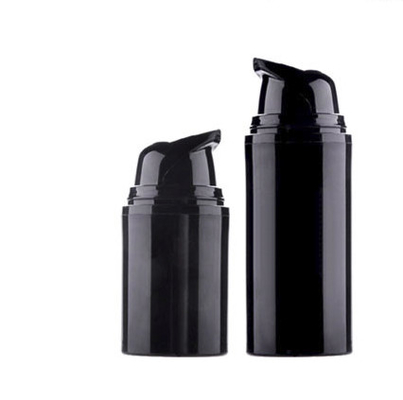 Chai bơm không khí PP màu đen rỗng 15ml 30ml 50ml cho kem dưỡng da
