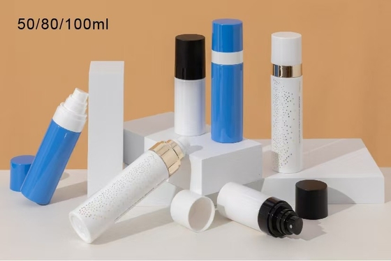 Nhập ấn giao hàng Nhập ấn nóng và niêm phong tia cực tím PET chai phun nhựa mịn 50ml 80ml 100ml với màu sắc tùy chỉnh