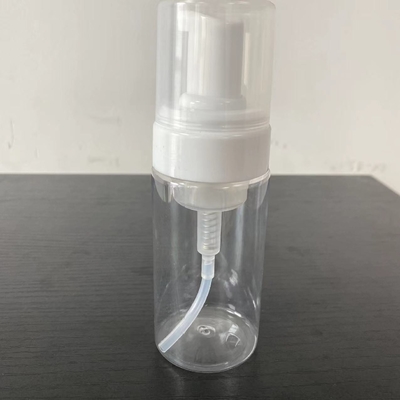 chai PET tự nhiên 100ml với bơm bọt cho giày sạch và dầu gội cơ thể