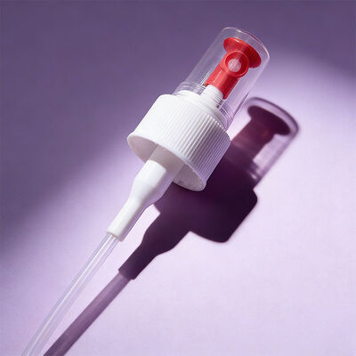 Bơm phun sương mù mịn không tràn bằng nhựa 24mm 28mm 1cc với logo tùy chỉnh và nắp vít cho chai