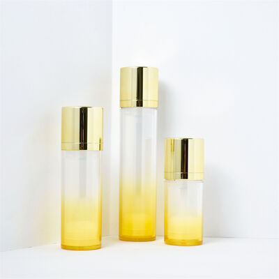 Cosmetic Luxury AS Airless Pump Bottle 15ml 30ml 50ml White Double Wall Airless Serum Bottle với chai băng