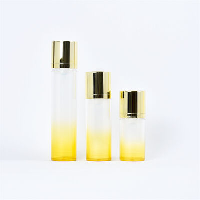 Cosmetic Luxury AS Airless Pump Bottle 15ml 30ml 50ml White Double Wall Airless Serum Bottle với chai băng
