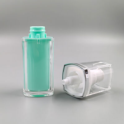 Bán chạy xưởng sỉ chất lượng cao chai chân không vuông 2 lớp 15ml 30ml 50ml cho chăm sóc cá nhân