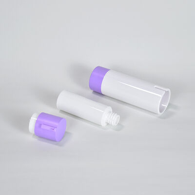 Nhãn nhãn riêng tái chế 15ml 30ml 50ml hình tròn Custom màu hồng tím màu không khí ABS Lotion chai cho bao bì chăm sóc da