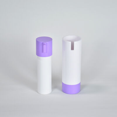 Nhãn nhãn riêng tái chế 15ml 30ml 50ml hình tròn Custom màu hồng tím màu không khí ABS Lotion chai cho bao bì chăm sóc da