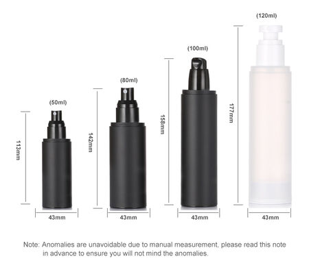 Bán buôn Chai xịt phun sương bằng nhựa PP mờ 120ml có nắp có cọ cho kem dưỡng da mặt Serum chăm sóc da