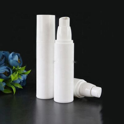 Bao bì mỹ phẩm màu trắng độc đáo 50ml chai nhựa tròn không khí