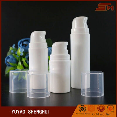 Bao bì mỹ phẩm màu trắng độc đáo 50ml chai nhựa tròn không khí