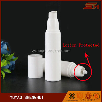 Bao bì mỹ phẩm màu trắng độc đáo 50ml chai nhựa tròn không khí