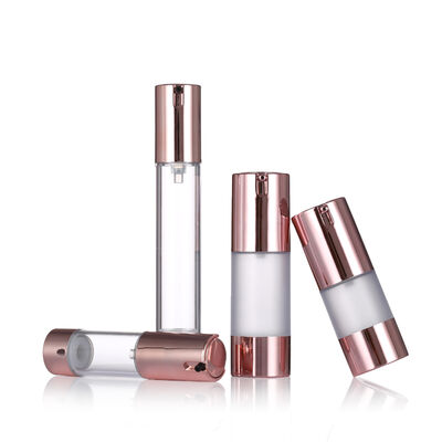 Luxury Rose Gold không khí máy bơm chai 15-20ml vòng không khí nước kem chai huyết thanh chai