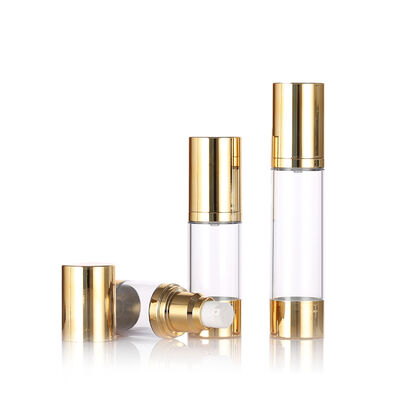 Đề nghị 15ml 30ml 50ml Slim Pump không khí chai cho bảo quản da bao bì với màn hình in kem & huyết thanh