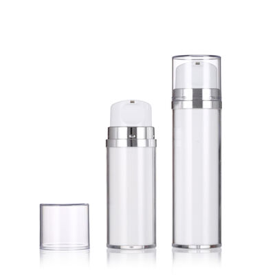 Bia màu trắng không khí nước kem chai với máy bơm 80ml 120ml Luxury nước kem chai