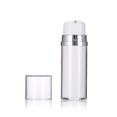 Bia màu trắng không khí nước kem chai với máy bơm 80ml 120ml Luxury nước kem chai