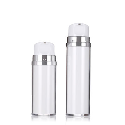 Bia màu trắng không khí nước kem chai với máy bơm 80ml 120ml Luxury nước kem chai