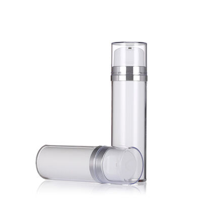 Bia màu trắng không khí nước kem chai với máy bơm 80ml 120ml Luxury nước kem chai