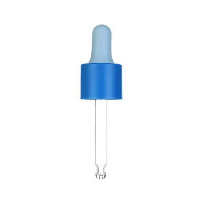 Ống nhỏ giọt dầu bằng nhôm cổ áo, bóng đèn nhỏ giọt silicone cho chai