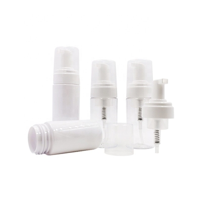 100ml Chai nhựa mỹ phẩm 150ml, Chai bơm mousse Màu xanh trắng trong suốt