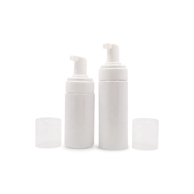 100ml Chai nhựa mỹ phẩm 150ml, Chai bơm mousse Màu xanh trắng trong suốt