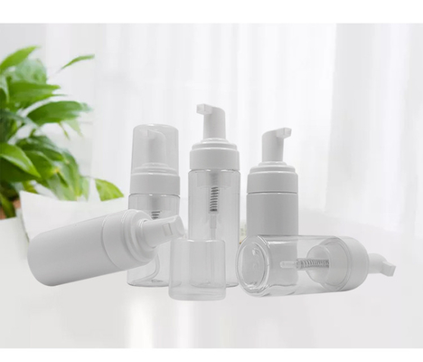 Chai nhựa đựng mỹ phẩm 43mm, Chai bơm bọt xà phòng lỏng 100ml 150ml
