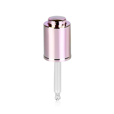 18mm Mỹ phẩm nhỏ giọt thủy tinh nhỏ giọt hình tròn với nút đẩy tre