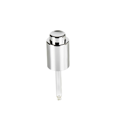 18mm Mỹ phẩm nhỏ giọt thủy tinh nhỏ giọt hình tròn với nút đẩy tre