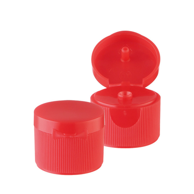 Nắp chai mỹ phẩm bằng nhựa màu xanh lam, nắp lật 24mm để khử trùng