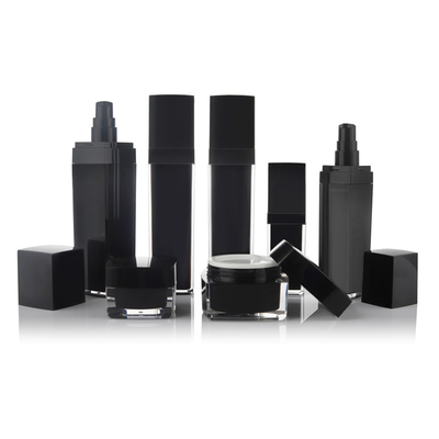 Kem dưỡng da mỹ phẩm Acrylic Chai lọ hình vuông 30 Ml 50 Ml 100 Ml